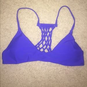 Dark blue swimsuit top
